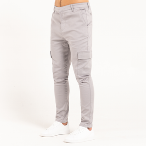 Felipe Cargo Pants - Light Grey