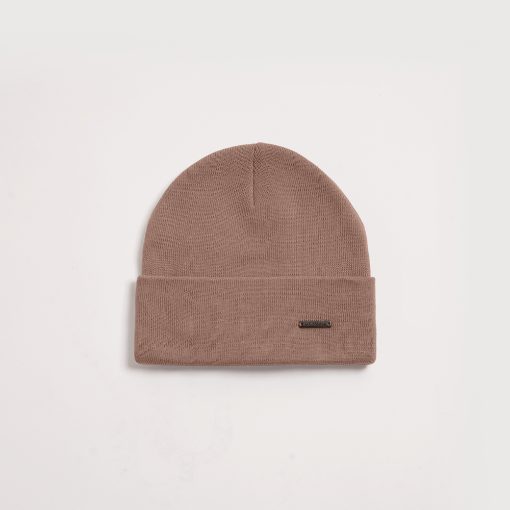 Minimal Beanie - Taupe