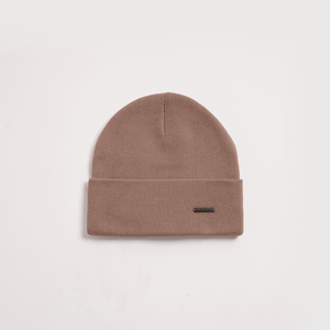 Minimal Beanie - Taupe